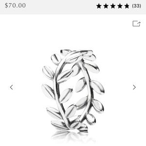 Laurel Wreath Pandora Ring